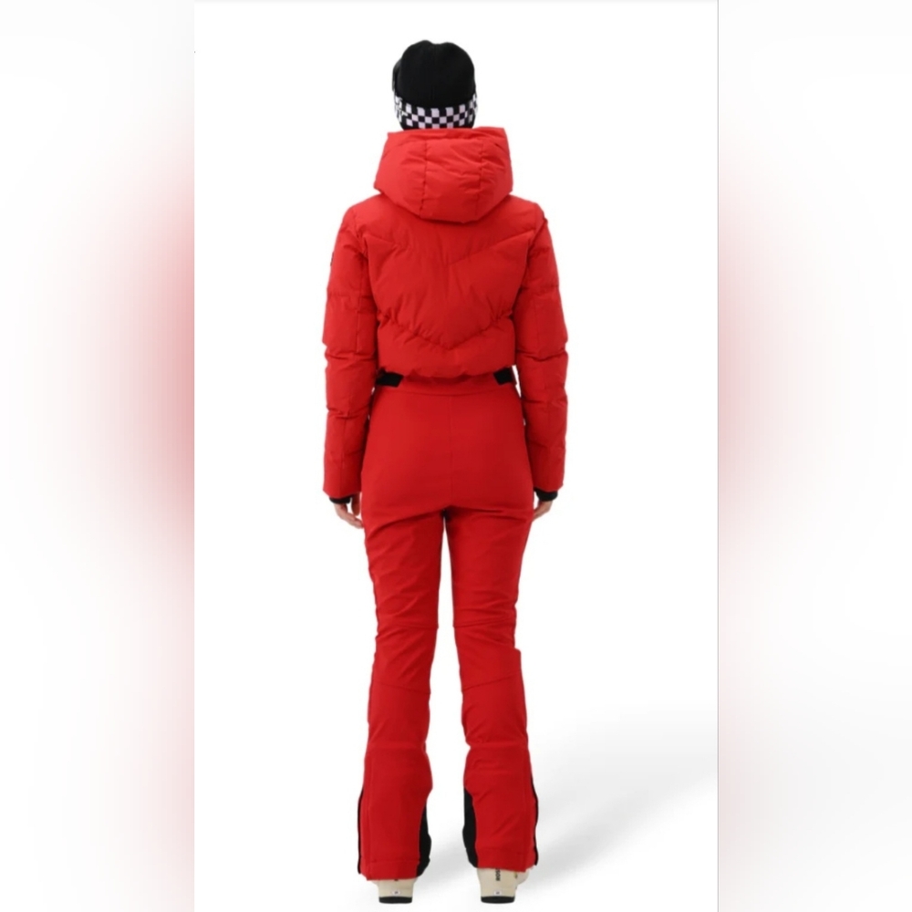The North Face Off The Clock Snowsuit Women's Bright Orange Ski Jacket - Picture 13 of 13
